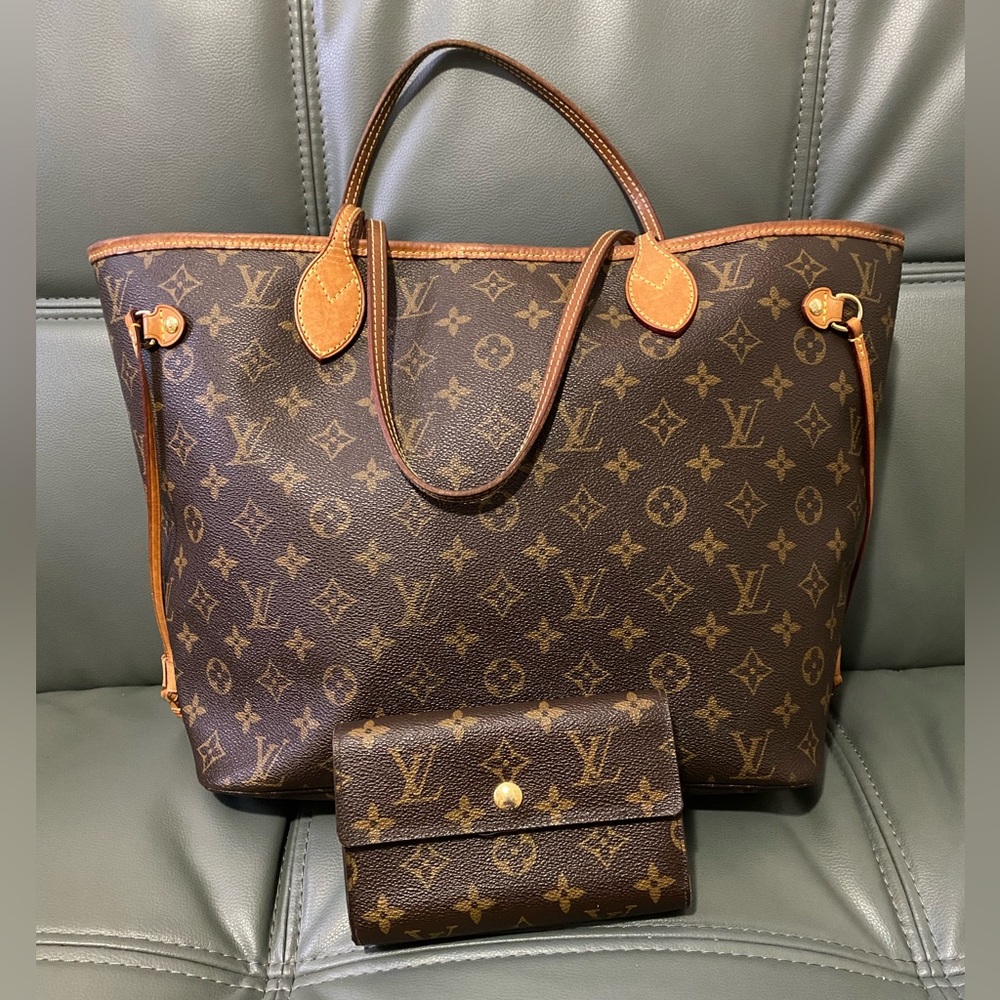 Vintage LV Neverfull PM with the Wallet